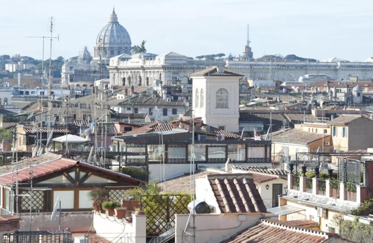 Ferienwohnung Spanish Steps Amazing Terrace Rom Exterior foto